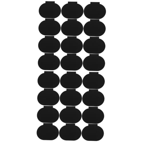 SHINEOFI 2 Sätze Etiketten Zum Organisieren Klare Mülleimer Aufbewahrungsetikettenclips Anzeige Clip Für Korbetiketten Stichworte Preisschild Tafeletikettenhalter Pp Black 12 Stücke * 2 von SHINEOFI