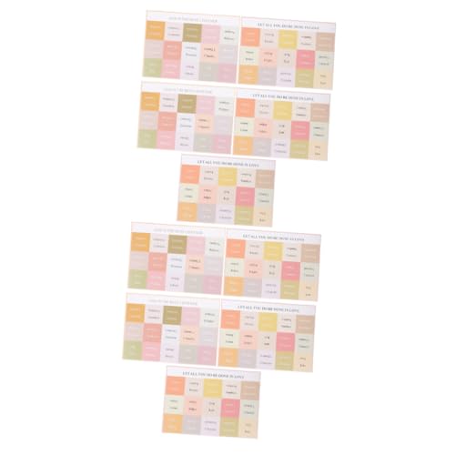 SHINEOFI 2 Sätze Etikettenaufkleber Laminierte Bibeletiketten Für Farbig Biblische Lesezeichen Bibel Etiketten Bibelbuch-tabs Zum Lernen Bibelregisterkarten Zum Lernen Papier 5 Blätter * 2 von SHINEOFI