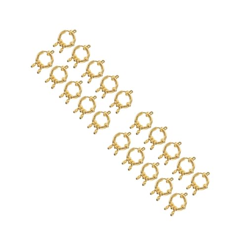 SHINEOFI 2 Sätze Frühlingsschnalle Schmuck Gold Schließe Armband Diy -schmuckzubehör Armband Zubehör Selber Machen Bezaubernde Armband-karabinerhaken Rostfreier Stahl 10 Stück * 2 SHINEOFI 2 Sätze Frühlingsschnalle Schmuck Gold Schließe Armband Diy -schmuckzubehör Armband Zubehör Selber Machen Bezaubernde Armband-karabinerhaken Rostfreier Stahl 10 Stück * 2 von SHINEOFI