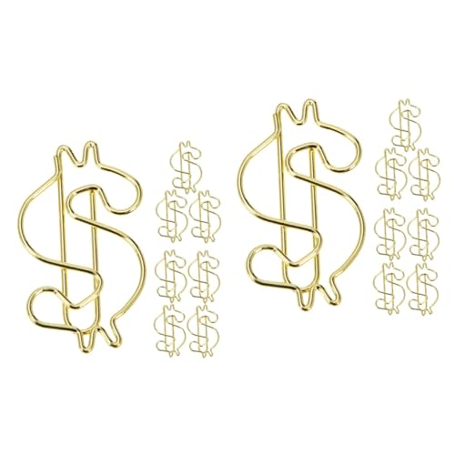 SHINEOFI 2 Sätze Goldene Büroklammer Papierklammern Clips Geformt Büro Organisation Büroorganisation Ordnee Büroklammern Aus Legierung Büroklammern Aus Legierter Bürolegierung 10 Stück * 2 SHINEOFI 2 Sätze Goldene Büroklammer Papierklammern Clips Geformt Büro Organisation Büroorganisation Ordnee Büroklammern Aus Legierung Büroklammern Aus Legierter Bürolegierung 10 Stück * 2 von SHINEOFI