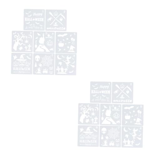 SHINEOFI 2 Sätze Halloween-zeichnungsvorlage Halloween Basteln Halloween Schablonen Halloween-zeichnungsschablone Fallen Prägeschablonen Prägung Sammelalbum Malen Malschablonen 8 Stück * 2 SHINEOFI 2 Sätze Halloween-zeichnungsvorlage Halloween Basteln Halloween Schablonen Halloween-zeichnungsschablone Fallen Prägeschablonen Prägung Sammelalbum Malen Malschablonen 8 Stück * 2 von SHINEOFI