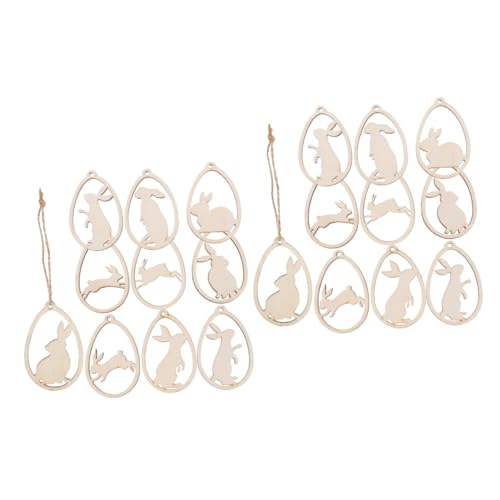 SHINEOFI 2 Sätze Handbemalte Kleine Holzspäne Aus Holz Holzfiguren Ostern Holzdeko Ostern Osterdeko Basteln Tiere Künstlich Hasen Aus Holz Bemalung Von Holzspänen 20 Stück * 2 SHINEOFI 2 Sätze Handbemalte Kleine Holzspäne Aus Holz Holzfiguren Ostern Holzdeko Ostern Osterdeko Basteln Tiere Künstlich Hasen Aus Holz Bemalung Von Holzspänen 20 Stück * 2 von SHINEOFI