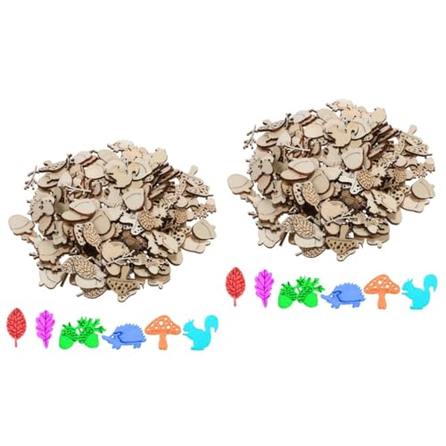 SHINEOFI 2 Sätze Holzspäne Mit Waldtieren Und Pflanzen 200 Stück Zum Schnitzen Basteln Holz Heimdekoration Unbehandelte Scheiben Streifen Holzscheiben Jumbo 200 Stück * 2 SHINEOFI 2 Sätze Holzspäne Mit Waldtieren Und Pflanzen 200 Stück Zum Schnitzen Basteln Holz Heimdekoration Unbehandelte Scheiben Streifen Holzscheiben Jumbo 200 Stück * 2 von SHINEOFI