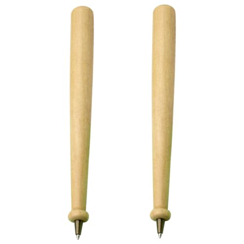 SHINEOFI 2 Sätze Holzstift Für Den Haushalt Tragbarer Schreibstift Stifte Griff Kugelschreiber Nachhaltig Kugelschreiber Witzig Praktische Kugelschreiber Praktischer Holzstift 2 Stücke * 2 von SHINEOFI