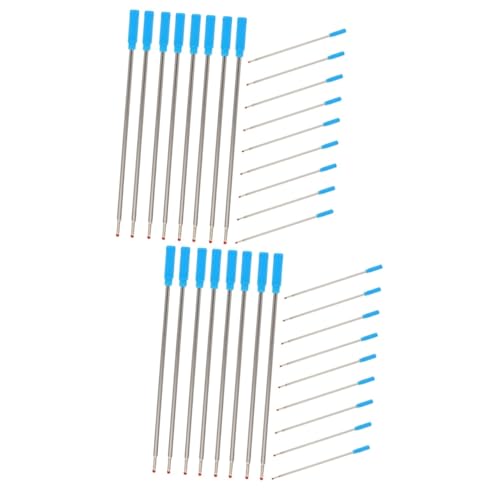 SHINEOFI 2 Sätze Kugelschreibermine Stifte Zum Notieren Kugelschreiber Mit Feiner Spitze Büroartikel Büromaterial Tintenschreiberminen Schwarz Goodie-bag-gefälligkeiten Pp Blue 30 Stück * 2 SHINEOFI 2 Sätze Kugelschreibermine Stifte Zum Notieren Kugelschreiber Mit Feiner Spitze Büroartikel Büromaterial Tintenschreiberminen Schwarz Goodie-bag-gefälligkeiten Pp Blue 30 Stück * 2 von SHINEOFI