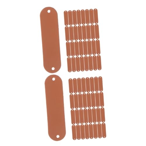 SHINEOFI 2 Sätze Leeres Lederetikett Namensetiketten Für Kleidung Artikel Stoff Warnweste Personalisiert Säckchen Leere Etiketten Leder -tags Für Handgefertigte Gegenstände 100 Stück * 2 SHINEOFI 2 Sätze Leeres Lederetikett Namensetiketten Für Kleidung Artikel Stoff Warnweste Personalisiert Säckchen Leere Etiketten Leder -tags Für Handgefertigte Gegenstände 100 Stück * 2 von SHINEOFI