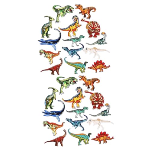 SHINEOFI 2 Sätze Loch Füllender Flicken Dinosaurier-geburtstagsdekoration Dinosaurier-dekorationen Wiedersehen Stickerpappier Aufkleber Diy-patches Für Kleidung Kleiderflicken 14 Stück * 2 SHINEOFI 2 Sätze Loch Füllender Flicken Dinosaurier-geburtstagsdekoration Dinosaurier-dekorationen Wiedersehen Stickerpappier Aufkleber Diy-patches Für Kleidung Kleiderflicken 14 Stück * 2 von SHINEOFI