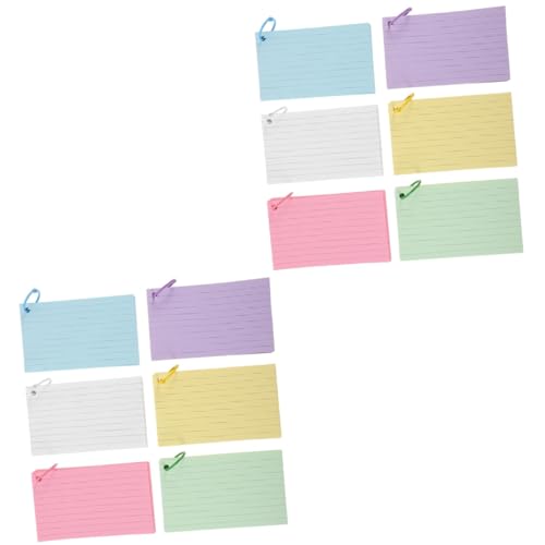 SHINEOFI 2 Sätze Loseblattbuch Nachricht Revisionskarten Leere Kartenumschläge Index-flash-karten Ringe Linierte Karteikarten Gelochte Karteikarten Karteikartenhalter Flashcard Papier SHINEOFI 2 Sätze Loseblattbuch Nachricht Revisionskarten Leere Kartenumschläge Index-flash-karten Ringe Linierte Karteikarten Gelochte Karteikarten Karteikartenhalter Flashcard Papier von SHINEOFI