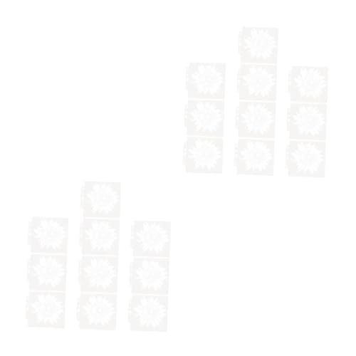 SHINEOFI 2 Sätze Malvorlage Botanische Schablonen Malen Für Blumen Schablonen Blumen Dekorative Schablonen Und Blumen- Hohle Zeichenvorlagen Beige Das Haustier 10 Stück * 2 von SHINEOFI