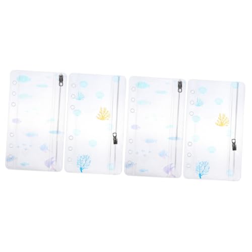 SHINEOFI 2 Sätze Nachfüllbeutel Mit 6 Ringen Und Reißverschluss Mappen Aktenmappe Cartape Aktenordner Ordnee Notizbuch Klein Pvc-reißverschlussordner Binder Reißverschlusstasche 2 Stück * 2 SHINEOFI 2 Sätze Nachfüllbeutel Mit 6 Ringen Und Reißverschluss Mappen Aktenmappe Cartape Aktenordner Ordnee Notizbuch Klein Pvc-reißverschlussordner Binder Reißverschlusstasche 2 Stück * 2 von SHINEOFI