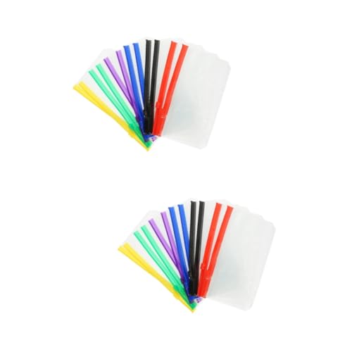 SHINEOFI 2 Sätze Notizbuch Aufbewahrungstasche Dokumententasche Notizblock Reißverschlusstasche Transparente Ordnertaschen Organizer Tasche Ordnertaschen Ring 12 Stück * 2 SHINEOFI 2 Sätze Notizbuch Aufbewahrungstasche Dokumententasche Notizblock Reißverschlusstasche Transparente Ordnertaschen Organizer Tasche Ordnertaschen Ring 12 Stück * 2 von SHINEOFI