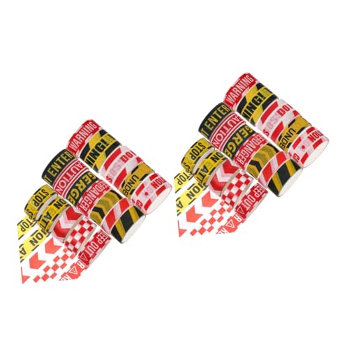 SHINEOFI 2 Sätze Partyzubehör Nadelstreifenband Gefahrenbandaufkleber Ästhetische Scrapbook Aufkleber Selbstklebende Nicht Flaggen Kunstbarriere Fluoreszierendes Klebeband 16 Rollen * 2 SHINEOFI 2 Sätze Partyzubehör Nadelstreifenband Gefahrenbandaufkleber Ästhetische Scrapbook Aufkleber Selbstklebende Nicht Flaggen Kunstbarriere Fluoreszierendes Klebeband 16 Rollen * 2 von SHINEOFI