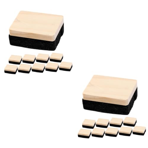 SHINEOFI 2 Sätze Radiergummi Für Whiteboards Auf Dem Schreibtisch Kreidereiniger Für Schreibtisch Whiteboards Kleine Tafeln Whiteboard Reinigerspray Kreidestaubwedel Für 10 Stück * 2 von SHINEOFI