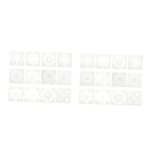 SHINEOFI 2 Sätze Schablonen Zum Zeichnen Von Mode Malen Vorlage 3d Malerei Schablonen Aushöhlen Malschablonen Weiß 12 Stück * 2 SHINEOFI 2 Sätze Schablonen Zum Zeichnen Von Mode Malen Vorlage 3d Malerei Schablonen Aushöhlen Malschablonen Weiß 12 Stück * 2 von SHINEOFI