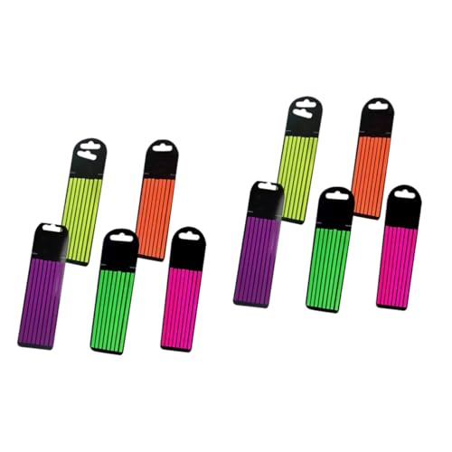 SHINEOFI 2 Sätze Schlanke Haftnotiz Büroartikel Büromaterial Office Supplies Leuchtschilder Papier Pads Aufkleber Transparente Seitenmarkierung Lernzubehör Das Haustier 5 Blätter * 2 von SHINEOFI