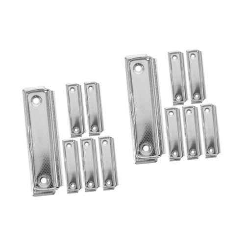 SHINEOFI 2 Sätze Schreibblockhalter Büroklammern Papierklammer Klemmzwingen Metall Massen-klemmbretter Rostfrei Clips Clips Professionelle Dateiclips Aluminiumlegierung Silver 6 Stücke * 2 SHINEOFI 2 Sätze Schreibblockhalter Büroklammern Papierklammer Klemmzwingen Metall Massen-klemmbretter Rostfrei Clips Clips Professionelle Dateiclips Aluminiumlegierung Silver 6 Stücke * 2 von SHINEOFI