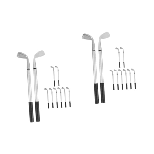 SHINEOFI 2 Sätze Schreibwaren Tagebuchstifte Süße Stifte Textmarker Bucket-golfspiel Golfgeschenke Golfzubehör Golf-kugelschreiber Aus Metall Geschenkstifte Für Männer Pp 10 Stück * 2 von SHINEOFI