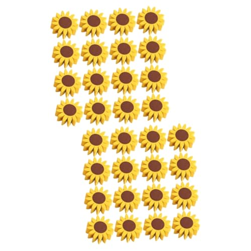 SHINEOFI 2 Sätze Sonnenblumen-holzperlen Künstliche Blumen Masse Künstliche Pflanzen Handystativ Perlenkette Basteln Bastelset Hölzerne Perlendiy Diy Schmuck Lose Perlen Yellow 50 Stück * 2 SHINEOFI 2 Sätze Sonnenblumen-holzperlen Künstliche Blumen Masse Künstliche Pflanzen Handystativ Perlenkette Basteln Bastelset Hölzerne Perlendiy Diy Schmuck Lose Perlen Yellow 50 Stück * 2 von SHINEOFI