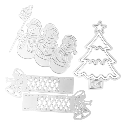 SHINEOFI 2 Sätze Stanzform Scheckheft Scrapbbok Papierbasteln Dekoweihnachten Diy Weihnachtskarten Weihnachtsthema Weihnacjtsdeko Schablonen Präge Stirbt Kohlenstoffstahl Silver 3 Stück * 2 SHINEOFI 2 Sätze Stanzform Scheckheft Scrapbbok Papierbasteln Dekoweihnachten Diy Weihnachtskarten Weihnachtsthema Weihnacjtsdeko Schablonen Präge Stirbt Kohlenstoffstahl Silver 3 Stück * 2 von SHINEOFI