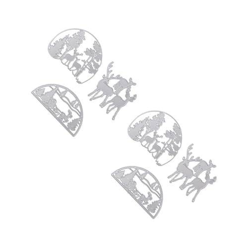 SHINEOFI 2 Sätze Stanzschablonen Dekorationen Für Urlaub Hängend Stanzformen Prägung Die Und Schneideform Präge Stirbt Diy Stirbt Schimmel Kohlenstoffstahl Silver 3 Stück * 2 SHINEOFI 2 Sätze Stanzschablonen Dekorationen Für Urlaub Hängend Stanzformen Prägung Die Und Schneideform Präge Stirbt Diy Stirbt Schimmel Kohlenstoffstahl Silver 3 Stück * 2 von SHINEOFI