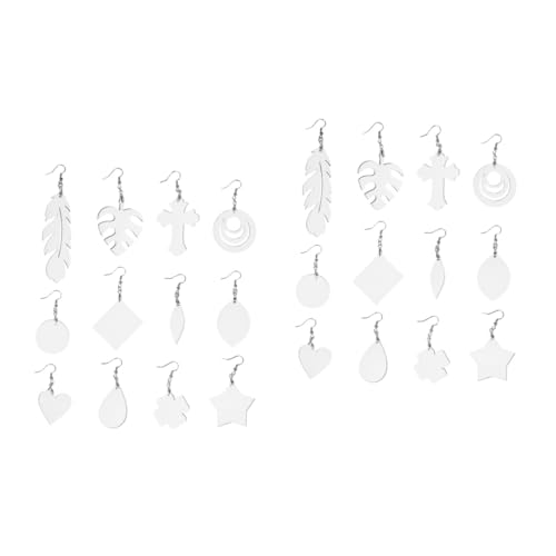 SHINEOFI 2 Sätze Sublimations Ohrring Rohlinge Hochwertigem Material Diy Schmuckset Mit Haken Stilvolle Anhänger Für Personalisierte Geschenkideen Und Basteln 16 Paare * 2 SHINEOFI 2 Sätze Sublimations Ohrring Rohlinge Hochwertigem Material Diy Schmuckset Mit Haken Stilvolle Anhänger Für Personalisierte Geschenkideen Und Basteln 16 Paare * 2 von SHINEOFI