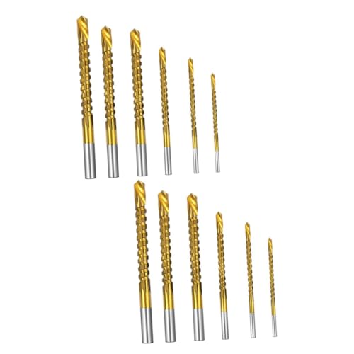 SHINEOFI 2 Sätze Teiliges Spiralbohrer Zähniger Holzbohrer Für Präzise Holzarbeiten Für Elektrowerkzeuge Und Handbohrmaschinen Hochgeschwindigkeitsstahl Gefertigt 6 Stück * 2 SHINEOFI 2 Sätze Teiliges Spiralbohrer Zähniger Holzbohrer Für Präzise Holzarbeiten Für Elektrowerkzeuge Und Handbohrmaschinen Hochgeschwindigkeitsstahl Gefertigt 6 Stück * 2 von SHINEOFI