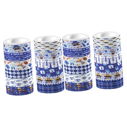 SHINEOFI 2 Sätze Transparentes Rollband Journaling Papa Kunsthandwerk Vater Bastelband Diy Klebeband Dekorative Klebebänder Selber Machen Aufkleber 12 Rollen * 2 SHINEOFI 2 Sätze Transparentes Rollband Journaling Papa Kunsthandwerk Vater Bastelband Diy Klebeband Dekorative Klebebänder Selber Machen Aufkleber 12 Rollen * 2 von SHINEOFI