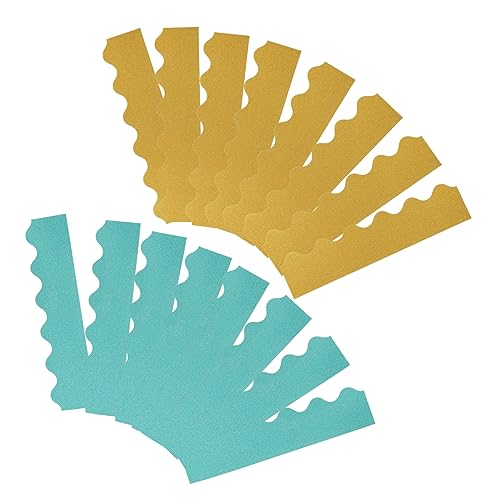 SHINEOFI 2 Sätze party sachen party supplies versandetiketten selbstklebend einseitig Gericht aufkleber deko Festival-Accessoires Grenzen Klassenzimmer Bulletin 180g beschichtetes Papier von SHINEOFI