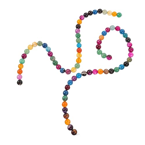 SHINEOFI 2 Saiten Achat-Armband gemstone beads valtinstaggeschenke Schmuckzubehör Schmuckperlen Perlen für die Schmuckherstellung Armbänder DIY-Material Lose Perlen basteln Naturstein von SHINEOFI