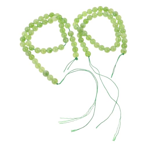 SHINEOFI 2 Saiten Grüne Achat Edelsteinperlen Runde Naturstein Schmuckperlen für DIY Armband und Halsketten Basteln Stränge Lose Perlen für Kreative Schmuckherstellung SHINEOFI 2 Saiten Grüne Achat Edelsteinperlen Runde Naturstein Schmuckperlen für DIY Armband und Halsketten Basteln Stränge Lose Perlen für Kreative Schmuckherstellung von SHINEOFI