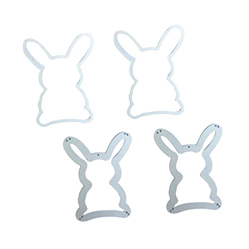 SHINEOFI 2 Satz Kaninchen Rand Stanzform Keks-halloween Fondant Hase Klein Mini Rahmen Stanzformen Party Pfote Kartenherstellung Maschine Cutter Sterben Schneiden Stanzmodell Silver SHINEOFI 2 Satz Kaninchen Rand Stanzform Keks-halloween Fondant Hase Klein Mini Rahmen Stanzformen Party Pfote Kartenherstellung Maschine Cutter Sterben Schneiden Stanzmodell Silver von SHINEOFI