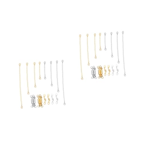 SHINEOFI 2 Sets Armbandschnalle Halskette Magnetverschluss Halskette Magnetschnalle Magnetschnalle Zylindrische Magnetschnalle Halskettenschnalle von SHINEOFI
