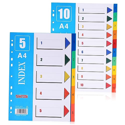 SHINEOFI 2 Stück Aktenteiler aus Kunststoff ordner trenner ordnertrenner Notebook-Register-Trenner Ordnerlasche einsteckbar Schulranzen schnellhefter Notizbuch-Indexteiler Seitenteiler pp SHINEOFI 2 Stück Aktenteiler aus Kunststoff ordner trenner ordnertrenner Notebook-Register-Trenner Ordnerlasche einsteckbar Schulranzen schnellhefter Notizbuch-Indexteiler Seitenteiler pp von SHINEOFI