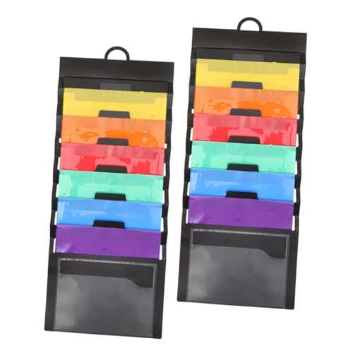 SHINEOFI 2 Stück Aufbewahrungstasche Wandordner Dateien Wandmontierte Aufbewahrung Hängeregister-organizer Post-organizer Für Die Wand Aktenorganizer Mit 6 Fächern Dateiorganisator Black Pp SHINEOFI 2 Stück Aufbewahrungstasche Wandordner Dateien Wandmontierte Aufbewahrung Hängeregister-organizer Post-organizer Für Die Wand Aktenorganizer Mit 6 Fächern Dateiorganisator Black Pp von SHINEOFI