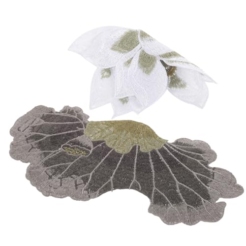 SHINEOFI 2 Stück Bestickte Blumen Aufnäher zum Aufbügeln Hochdichte Blossom Patches mit Wasserlöslicher Stickerei zum Verzieren und Reparieren von Kleidung Jeans Taschen DIY Textilflicken SHINEOFI 2 Stück Bestickte Blumen Aufnäher zum Aufbügeln Hochdichte Blossom Patches mit Wasserlöslicher Stickerei zum Verzieren und Reparieren von Kleidung Jeans Taschen DIY Textilflicken von SHINEOFI