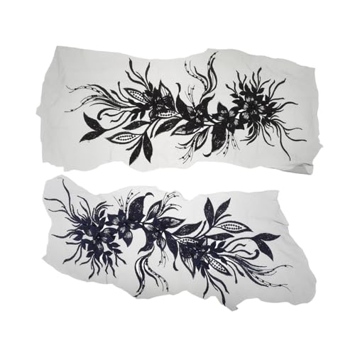 SHINEOFI 2 Stück Bestickte Blumenapplikationen aus Filigraner Spitzenstickerei Leichte Flexible Spitzenblumen zum Aufnähen für Brautkleider Diy-bekleidung und Accessoires SHINEOFI 2 Stück Bestickte Blumenapplikationen aus Filigraner Spitzenstickerei Leichte Flexible Spitzenblumen zum Aufnähen für Brautkleider Diy-bekleidung und Accessoires von SHINEOFI