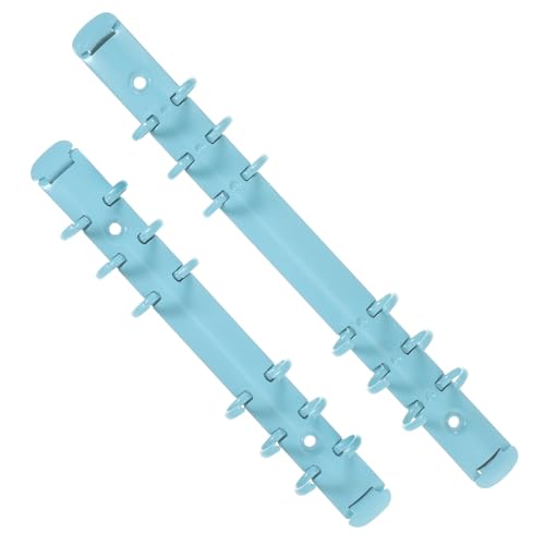 SHINEOFI 2 Stück Bindende Rückenkämme Buchbindemaschinen Buchrückeneinlage Heftklammer Notizbuch Segmentierter Binder Bindekämme Metallbinder A5 Ordner 6 Ring Aluminiumlegierung Blue SHINEOFI 2 Stück Bindende Rückenkämme Buchbindemaschinen Buchrückeneinlage Heftklammer Notizbuch Segmentierter Binder Bindekämme Metallbinder A5 Ordner 6 Ring Aluminiumlegierung Blue von SHINEOFI