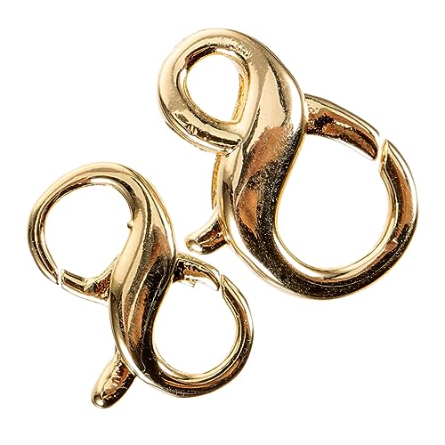 SHINEOFI 2 Stück DIY liefert schmuckherstellung schmuck machen Schmuckverschluss Halskette Bausatz Schmuckmaterialien DIY Karabinerverschluss Kettenverschlüsse und Verschlüsse Kupfer von SHINEOFI