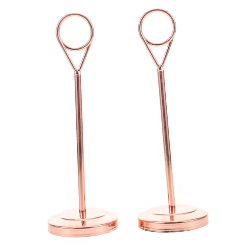 SHINEOFI 2 Stück Edelstahl Tischkartenhalter Wassertröpfchenform mit Verstärktem Stab Stabile Platzkartenhalter für Hochzeit Restaurant Hotel Verstellbar und Langlebig Rosa Dekorativ und SHINEOFI 2 Stück Edelstahl Tischkartenhalter Wassertröpfchenform mit Verstärktem Stab Stabile Platzkartenhalter für Hochzeit Restaurant Hotel Verstellbar und Langlebig Rosa Dekorativ und von SHINEOFI