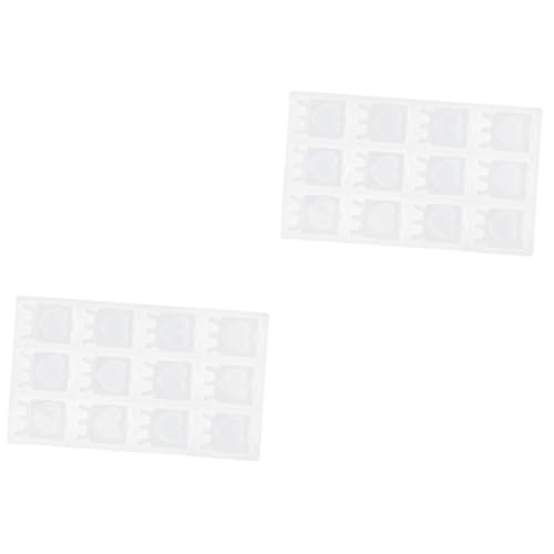 SHINEOFI 2 Stück Fotorahmen Silikonform Hausform Deckel silikonformen epoxidharz silikonformen für epoxidharz Rahmenformen aus Silikon Fotorahmen zur Herstellung von Formen Kieselgel Weiß von SHINEOFI
