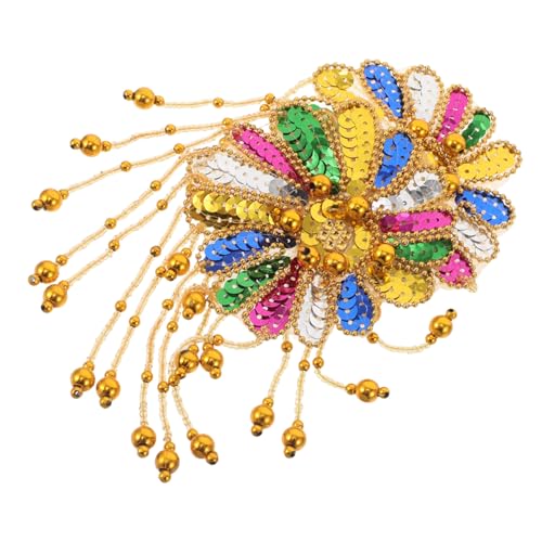 SHINEOFI 2 Stück Goldfarbene Handgefertigte Pailletten Blumen Quasten Schulterpolster Wiederverwendbare Langlebige Epauletten für Kostüme Cosplay und Festliche Outfits SHINEOFI 2 Stück Goldfarbene Handgefertigte Pailletten Blumen Quasten Schulterpolster Wiederverwendbare Langlebige Epauletten für Kostüme Cosplay und Festliche Outfits von SHINEOFI