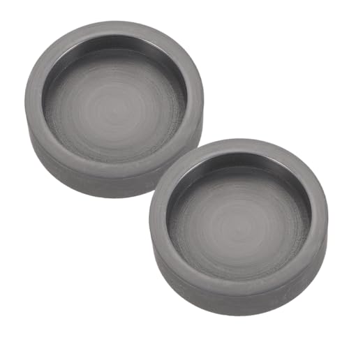 SHINEOFI 2 Stück Graphit Gießform Teiliges Hitzebeständiger Graphit Schmelzbehälter für Schmuckgießen Tiegel zum Metallgießen Chemisch Resistent und Langlebig Geeignet für Labor und von SHINEOFI