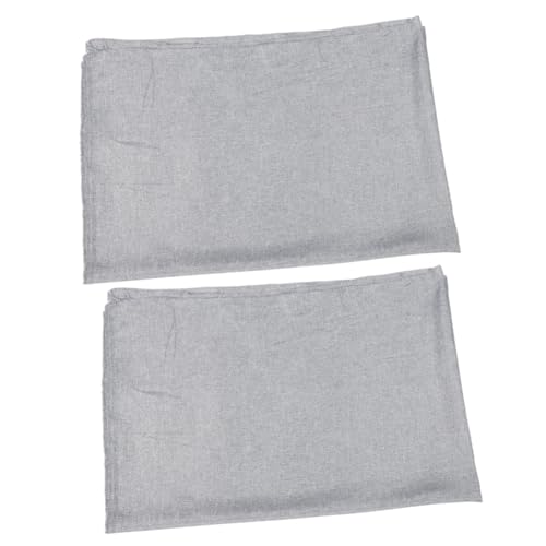 SHINEOFI 2 Stück Grauer DIY Lampenschirmstoff Robustem Polyester Leinen Zuschneidbar Hautfreundlich für Kreative Lampenschirmgestaltung im Wohnzimmer und Schlafzimmer SHINEOFI 2 Stück Grauer DIY Lampenschirmstoff Robustem Polyester Leinen Zuschneidbar Hautfreundlich für Kreative Lampenschirmgestaltung im Wohnzimmer und Schlafzimmer von SHINEOFI