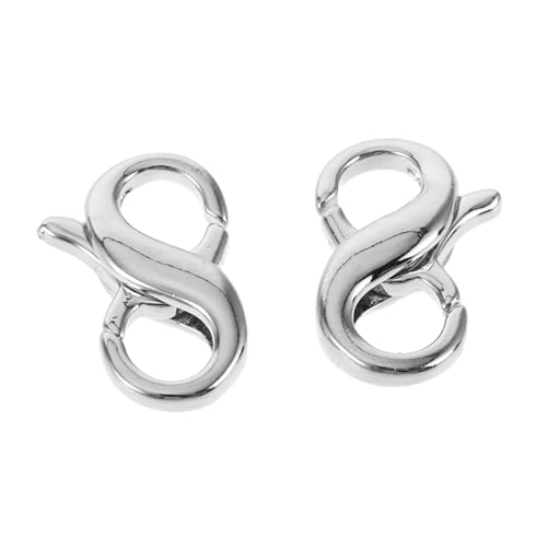 SHINEOFI 2 Stück Halsketten Verkürzungsverschluss Armband Verlängerungsverschlüsse Und Halskettenverbinder DIY Metall Karabinerverschluss Mit Doppelter Öffnung Für Die Schmuckherstellung SHINEOFI 2 Stück Halsketten Verkürzungsverschluss Armband Verlängerungsverschlüsse Und Halskettenverbinder DIY Metall Karabinerverschluss Mit Doppelter Öffnung Für Die Schmuckherstellung von SHINEOFI