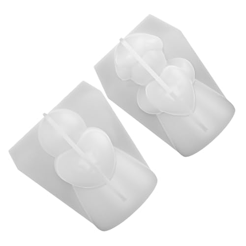 SHINEOFI 2 Stück Handgefertigte Silikonform Weihnachtsharzformen Handgefertigte Harzform Engelsformen Epoxidharz Ornamentformen Harzgussformen Harzformen Für Figuren Kieselgel Weiß von SHINEOFI