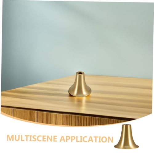 SHINEOFI 2 Stück Lampenfassung aus Messing Universeller Lampenhalter mit Polierter Oberfläche Langlebiger Messing Sockel für DIY Beleuchtung Kompatibel mit Verschiedenen Leuchtmitteln von SHINEOFI