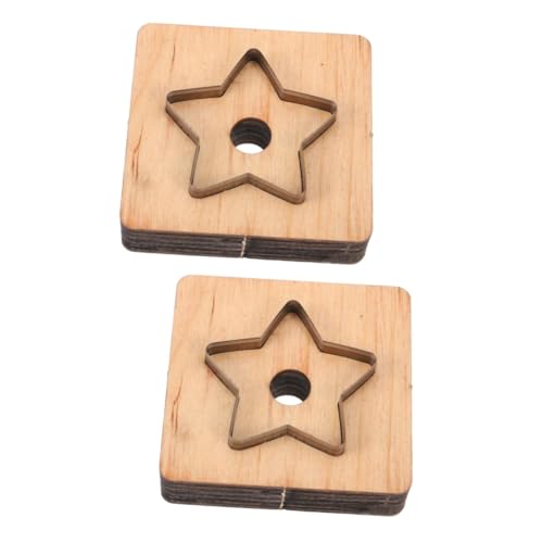 SHINEOFI 2 Stück Leder sterben Schneiden Herstellung gestanzt für Lederstreifen sterben Mehrzweck-Gurtkopfform zum Selbermachen Bandkopf-Stanzform Lederhandwerksvorlage DIY Lederform Metall von SHINEOFI