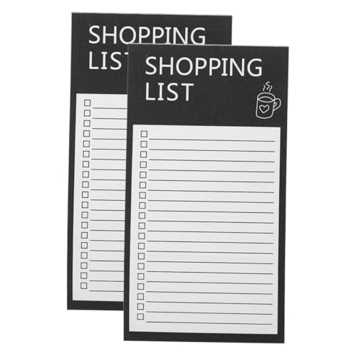 SHINEOFI 2 Stück Magnetisches Notizpad Teilig Wiederverwendbar Magnetischer Einkaufslistenblock Für Kühlschrank Mit Englischem Text Praktisch Umweltfreundlich Für Haushalt Büro SHINEOFI 2 Stück Magnetisches Notizpad Teilig Wiederverwendbar Magnetischer Einkaufslistenblock Für Kühlschrank Mit Englischem Text Praktisch Umweltfreundlich Für Haushalt Büro von SHINEOFI