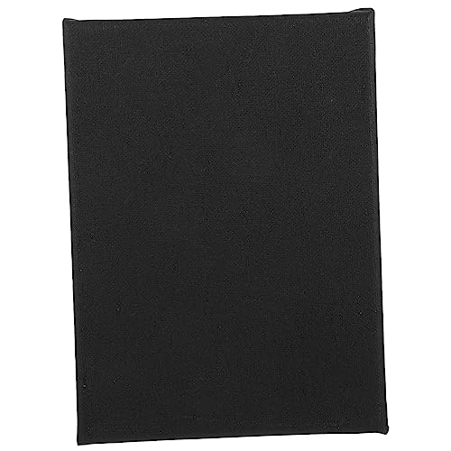 SHINEOFI 2 Stück Malleinwand oil painting oil paints Ölmalerei Rahmen zeichenplatte Ölgemälde Rahmen glatte Leinwandplatte malen Malbrett Tuch Malutensilien Rahmen für Ölgemälde Holz Black von SHINEOFI