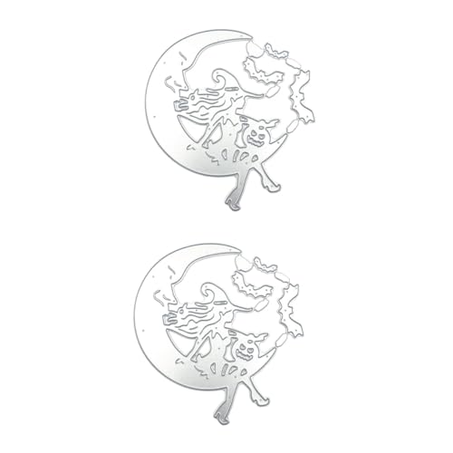 SHINEOFI 2 Stück Mondhexenmesser Sterben Scrapbook-stanzformen Halloween Schneidwerkzeug Schneiden Schnitte Für Die Und Schablonen Schneideform Kohlenstoffstahl Silver SHINEOFI 2 Stück Mondhexenmesser Sterben Scrapbook-stanzformen Halloween Schneidwerkzeug Schneiden Schnitte Für Die Und Schablonen Schneideform Kohlenstoffstahl Silver von SHINEOFI